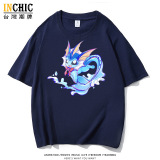 純棉 寶可夢 絕美水伊布寬鬆短T