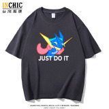 240克純棉 寶可夢 JUST DO IT甲賀忍蛙落肩短T