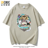 240克純棉 宮崎駿動漫集寬鬆短T