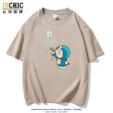 240克純棉 塗鴉哆啦A夢寬鬆短T，三件NT$1198
