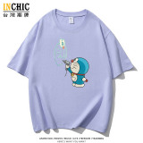 240克純棉 塗鴉哆啦A夢寬鬆短T，三件NT$1198