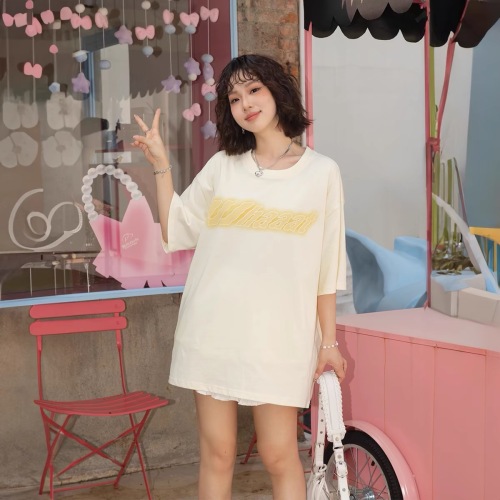 美式復古印花短袖T恤女潮牌寬鬆情侶上衣