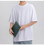 純棉透氣男士短袖T卹圓領打底衫寬鬆潮流百搭休閒T卹