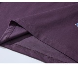 重磅純棉趣味刺繡純棉短袖夏季日系寬鬆純棉圓領T恤