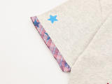 美式刺繡小狗格紋Polo領短袖T卹寬鬆學院風假兩件半袖上衣