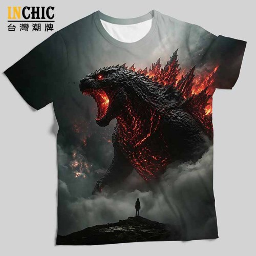 嘶吼哥吉拉排汗衫 五件NT$1603