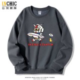 鋼彈鴨寬鬆大學T