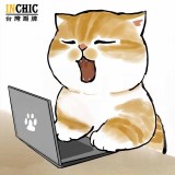 【純棉】哈欠工作貓寬鬆短T