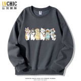 人偶貓寬鬆大學T