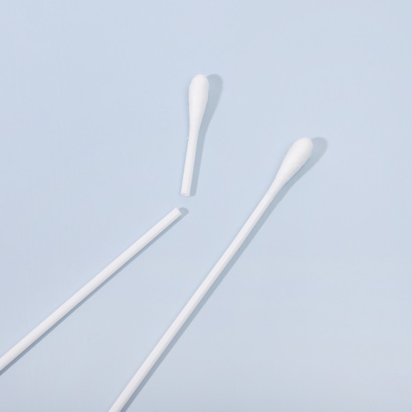 Breakpoint Sterile Collection Swab medical cotton buds rayon head plastic stick