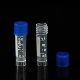 1.8ml Cryogenic Vials Lab Freezing Tube Yellow Cap