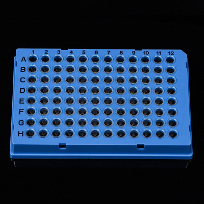 0.1ml Full Skirt Blue PCR Plates 96 Well Plates Factory Supply
