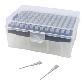 Disposable 10μl sterile pipette tips pp conical universal tips with filter
