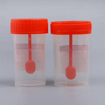 60ml disposable urine stool cup sample cups