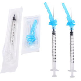 1ml syringe luer slip with needles for vaccine injection