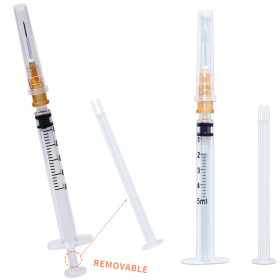 5ml safety syringe with needle