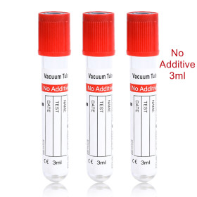 3ml No Additive Vacutainer Vacuum Blood Collection Tube