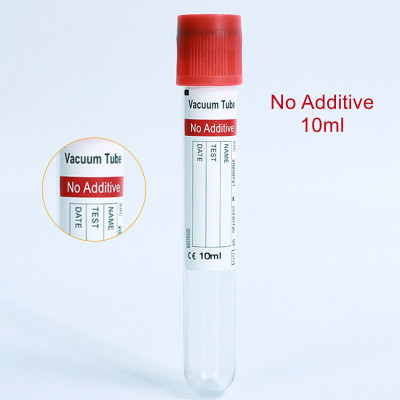10ml No Additive Vacutainer Vacuum Blood Collection Tube