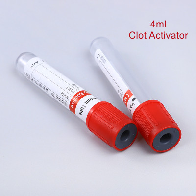 4ml Clot Activator Vacutainer Vacuum Blood Collection Tube