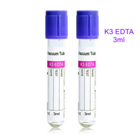 3ml K3 EDTA Vacutainer Vacuum Blood Collection Tube