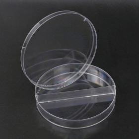 90mm plastic petri dish lab sterile round culture plate