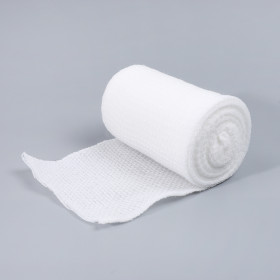 Thick White Cotton Gauze Bandage Roll