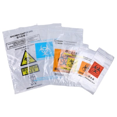 Multi Spec Biohazard Specimen Bags Disposable Medical Biohazard Bags