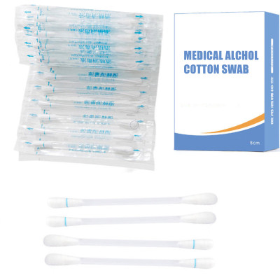 Alcohol Medical Cotton Swab sticks Individually Wrapped