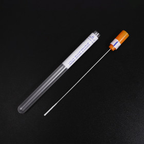 Aluminum Stick Rayon Tip Sterile Medical Sampling Swab 178mm with Tube
