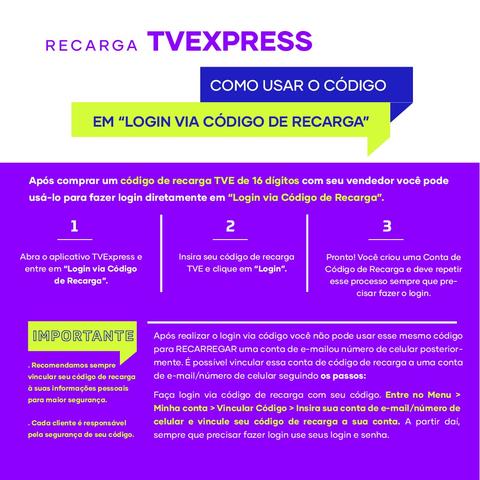 como ativar codigo tv express