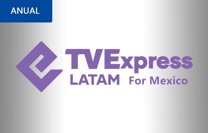 Tvexpress anual code for mexico