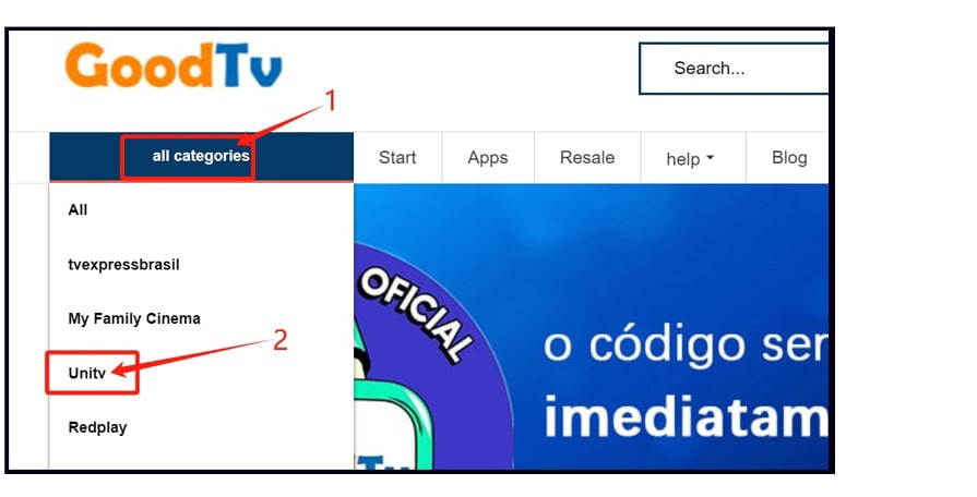 codigo unitv