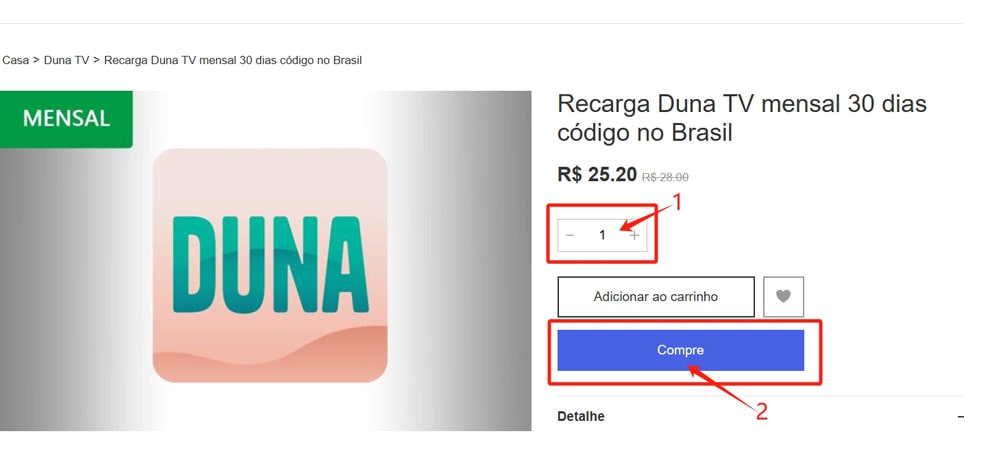 duna tv recarga