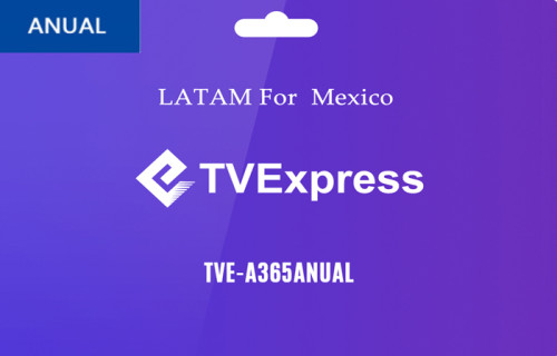 RECARGA TVEXPRESS NO MEXICO 365 DIAS