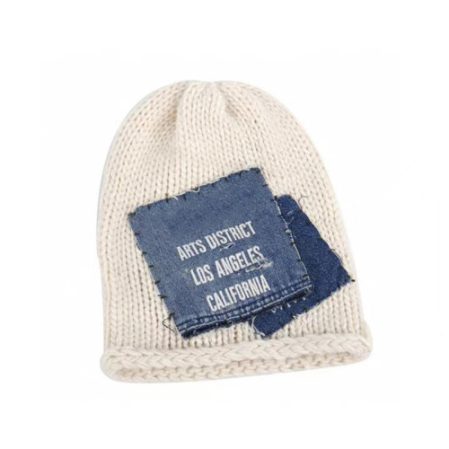 NIGO Denim Stitching Knitted Hat #nigo2316