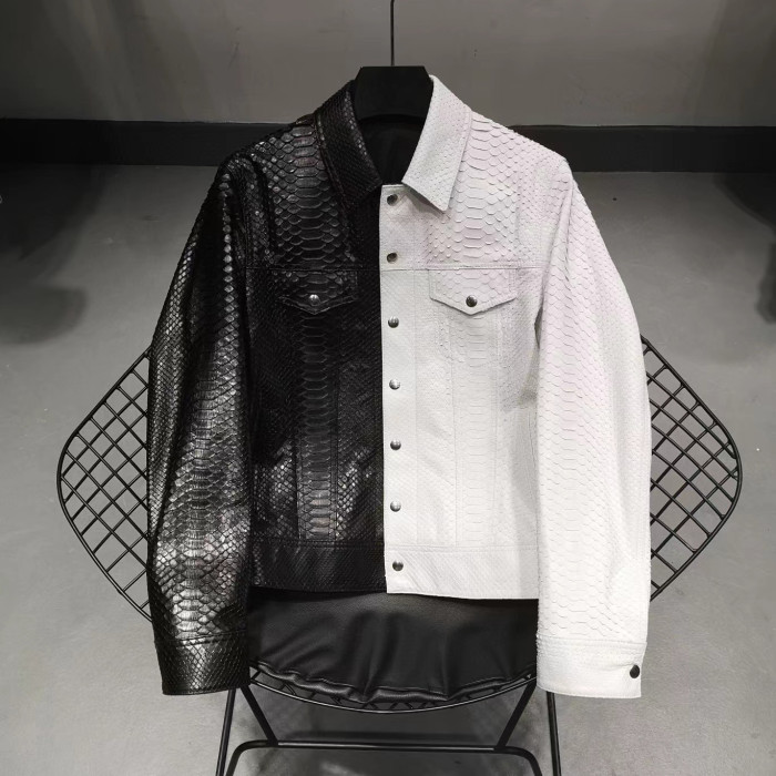 NIGO Python Leather Jacket #nigo61175