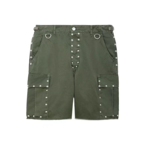 NIGO Solid Color Rivets Multi-pocket Cargo Shorts Pants #nigo61165