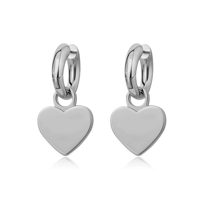 NIGO Free Shipping Women's Heart Earrings Studs Accessories Jewelry #nigo89311