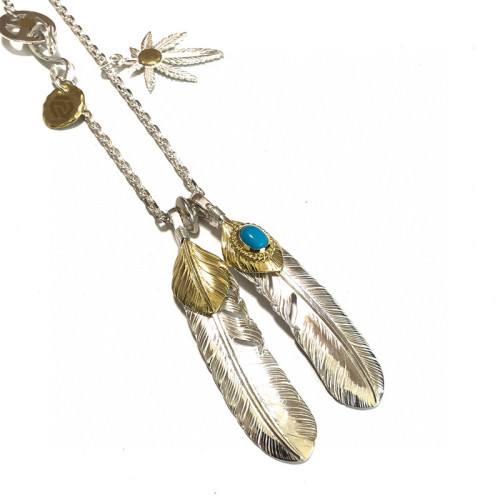 NIGO Feather Necklace Jewelry #nigo4358