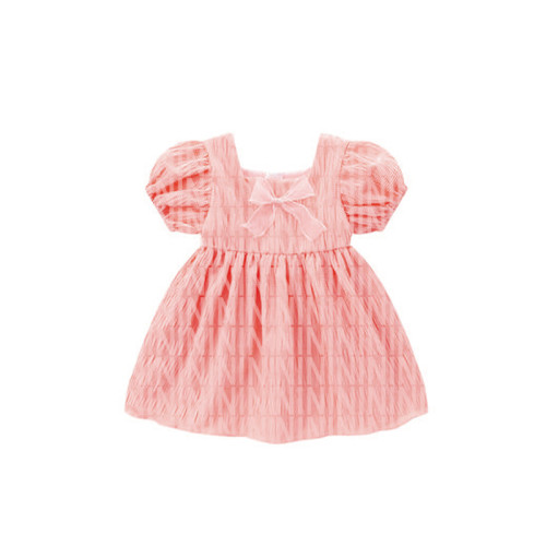 NIGO Children's Summer Casual Cotton Printed Short Sleeve Dress #nigo38456