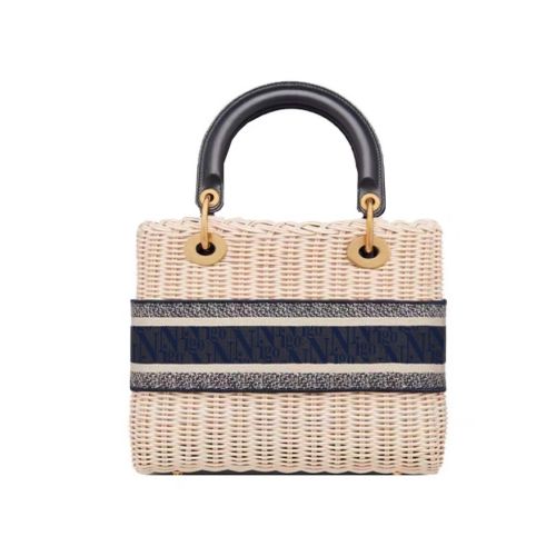 NIGO Woven Vegetable Basket Handbag Shoulder Bag #nigo52167