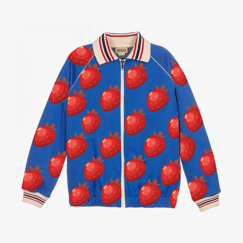 NIGO Children's Strawberry Printed Long Sleeve Casual Coat #nigo39585