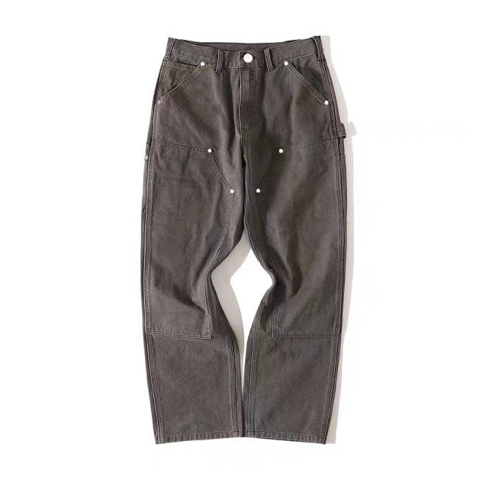 NIGO Denim Leather Splicing Pants #nigo8457