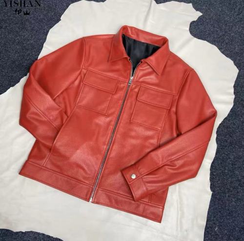 NIGO Solid Color Leather Jacket #nigo4822