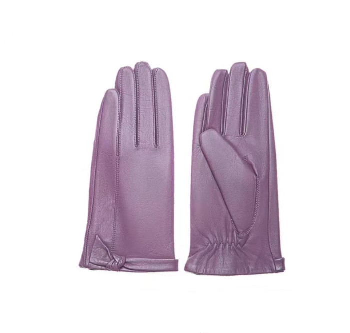 NIGO Black Split Finger Leather Gloves #nigo56237