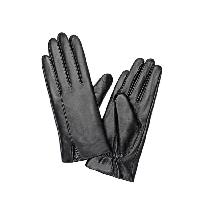 NIGO Black Split Finger Leather Gloves #nigo56237