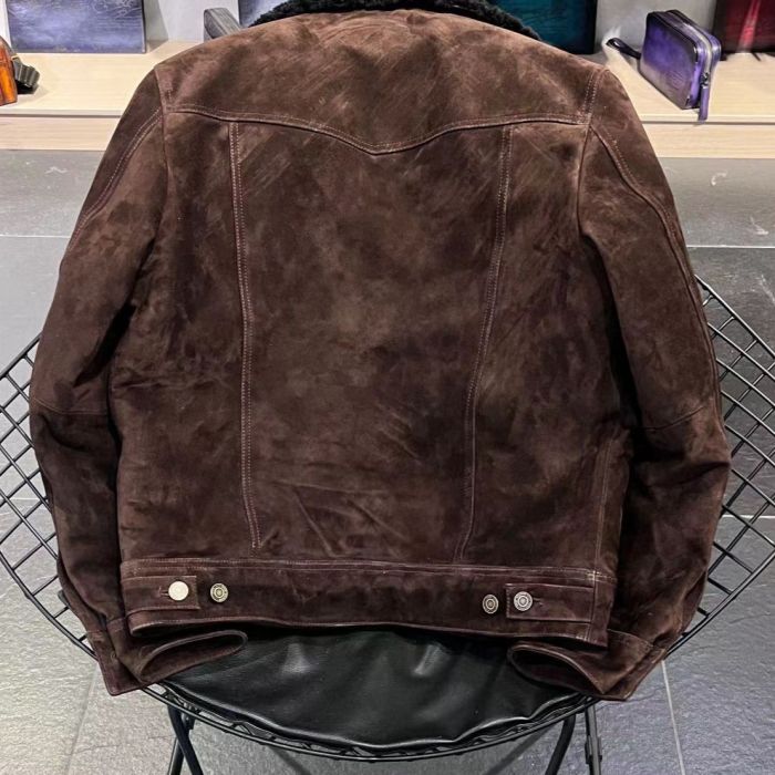 NIGO Leather Lambskin Jacket Lapel #nigo9777