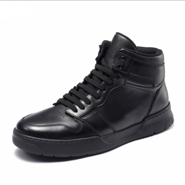 Thickened Leather High Top Shoes #nigo9421
