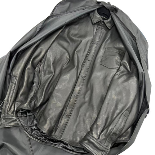 Leather Jacket Coat #nigo8544