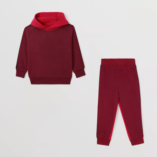 Children's Embroidered Hooded Sweater Trousers Suit #nigo32932